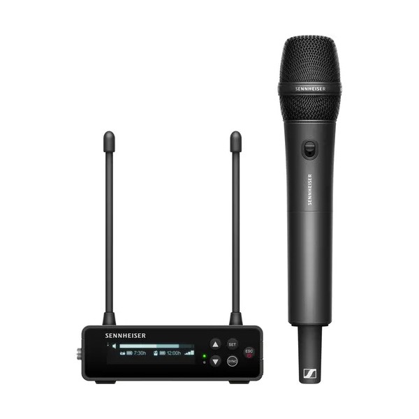 Kit Microfono Gelato digitale wireless portatile Q1-6: 470 to 526 MHz - 700030