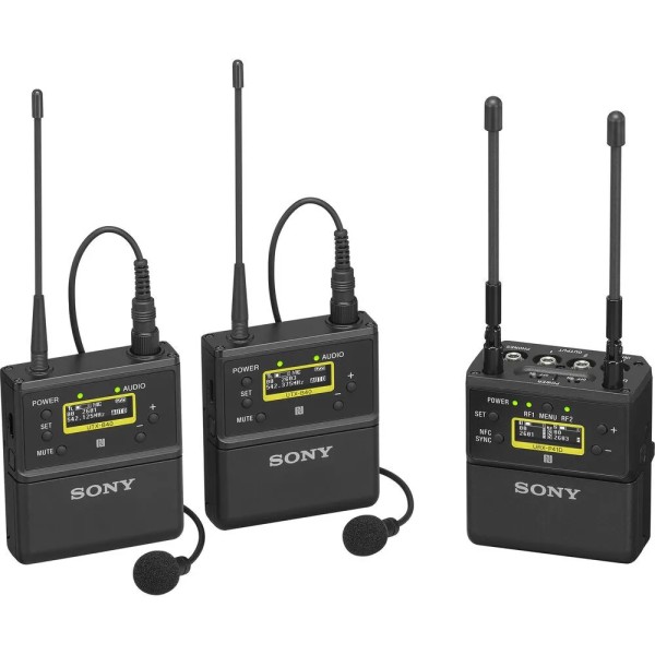 Kit a doppio canale 1x URX-P41D/K21 e 2x trasmettitori UTX-B40/K21 470-542 MHz