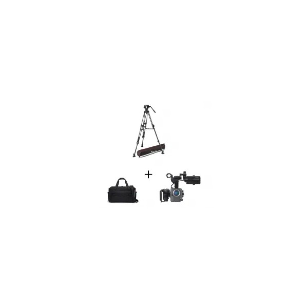 Kit Mirrorless Camera 45MP con treppiedi, testa fluida e borsa Manfrotto