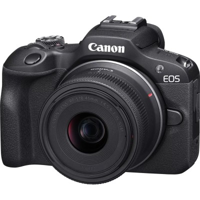 Kit Fotocamera mirrorless EOS R100+ obiettivi 18-45mm+55-210mm IS STM Kit Fotocamera mirrorless EOS R100+ obiettivi 18-45mm+55-210mm IS STM