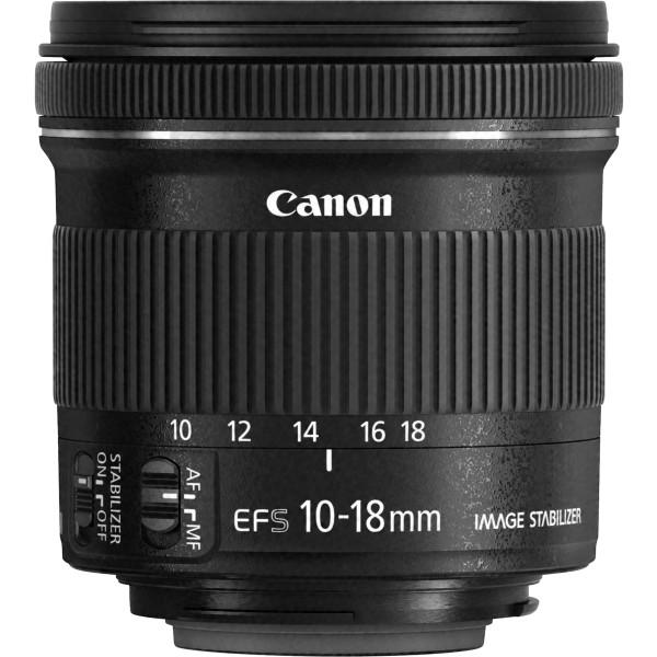 Obiettivo EF-S 10-18mm f/4.5-5.6 IS STM Autofocus, copertura del formato APS-C