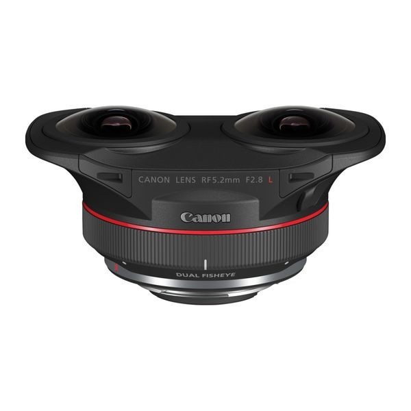 Canon RF 5.2 mm f2.8L Dual Fisheye SLR Obiettivo fish-eye ampio Nero