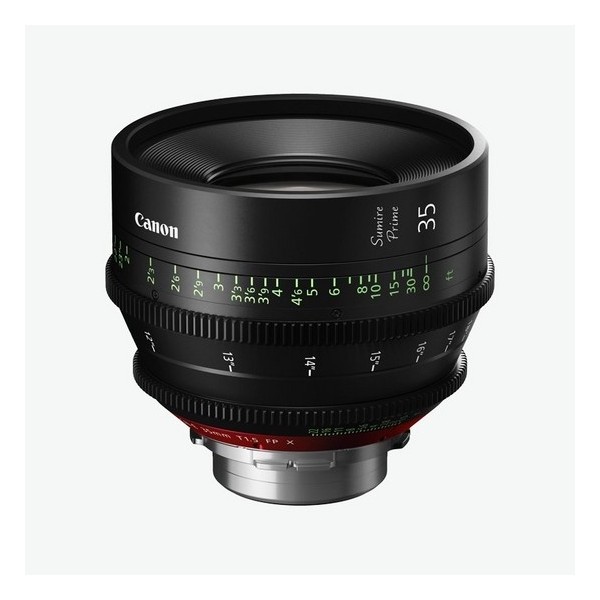 Canon CN-E 35mm T1.5 FP X Videocamera Obiettivi per cinema Nero