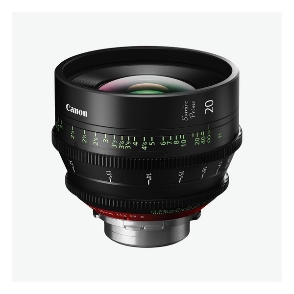 Canon CN-E 20mm T1.5 FP X Videocamera Obiettivi per cinema Nero