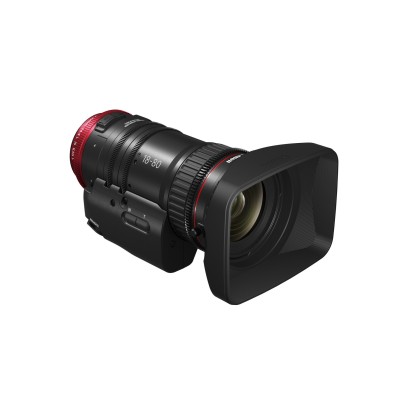 Canon CN-E18-80mm T4.4 L IS KAS S Videocamera Obiettivi per cinema Nero