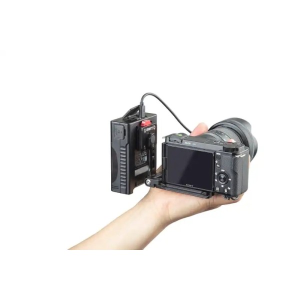 Piastra di montaggio V-mount con treppiede pieghevole
