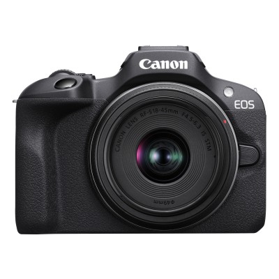 Canon EOS R100 + RF-S 18-45mm F4.5-6.3 IS STM Kit MILC 24,1 MP CMOS 6000 x 4000 Pixel Nero Canon EOS R100 + RF-S 18-45mm F4.5-6.3 IS STM Kit MILC 24,1 MP CMOS 6000 x 4000 Pixel Nero