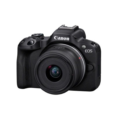 Canon EOS R50, Black + RF-S 18-45mm F4.5-6.3 IS STM Kit MILC 24,2 MP CMOS 6000 x 4000 Pixel Nero Canon EOS R50, Black + RF-S 18-45mm F4.5-6.3 IS STM Kit MILC 24,2 MP CMOS 6000 x 4000 Pixel Nero
