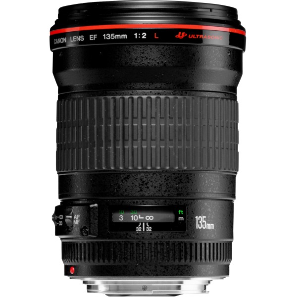 Obiettivo Telephoto EF 135mm F/2.0L USM Autofocus Lens- Filtri 72mm -2520A015