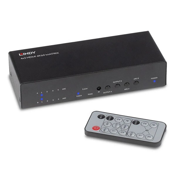 Switch Matrice HDMI 18G, 4x2 - 38084