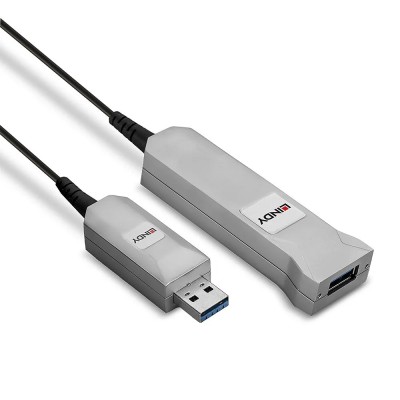 Lindy 42701 cavo USB USB 3.2 Gen 1 (3.1 Gen 1) 50 m USB A Nero, Argento Lindy 42701 cavo USB USB 3.2 Gen 1 (3.1 Gen 1) 50 m USB A Nero, Argento