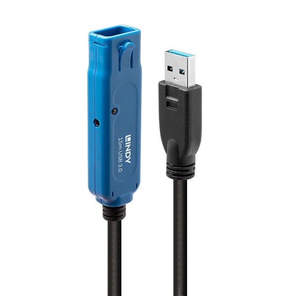 Prolunga Attiva USB 3.0 Pro, 15m distanza complessiva di fino a 40m - 43229